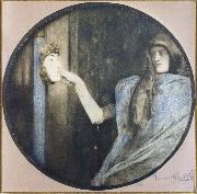 Fernand Khnopff Secret oil painting on canvas